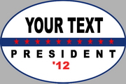 Oval Bumper Sticker