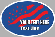 Oval Bumper Sticker