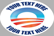 Oval Bumper Sticker