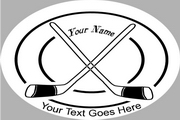 Oval Bumper Sticker