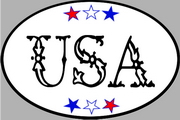 Oval Bumper Sticker