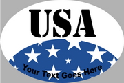 Oval Bumper Sticker