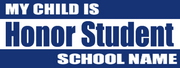 School Bumper Sticker